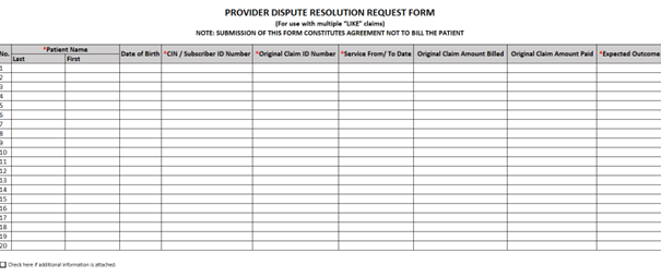 AltaMed Provider Appeal Form