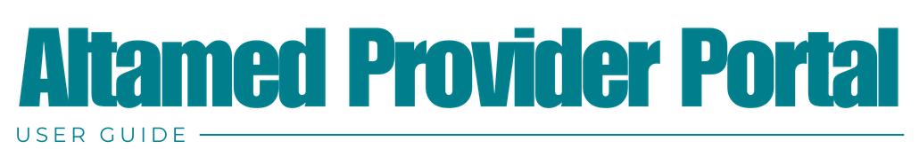 Altamed Provider Portal​